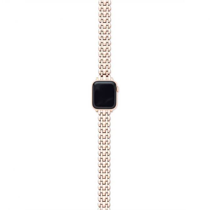 Kate Spade Rose Gold-Tone Stainless Steel Apple Watch® Scallop Bracelet |  Borsheims