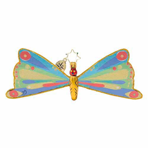 Christopher Radko Butterfly From the Cocoon Christmas Ornament