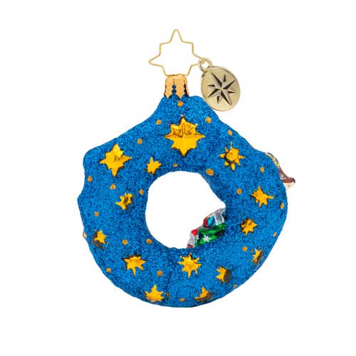 Christopher Radko Santa's Midnight Ride Gem Christmas Ornament