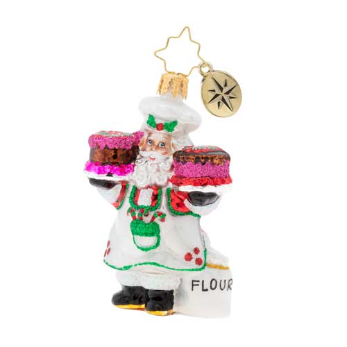 Christopher Radko Sugar & Spice Santa Christmas Ornament