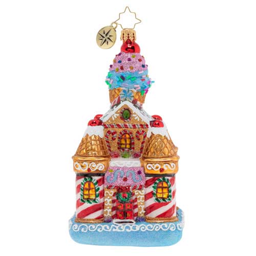 Christopher Radko Sweetest Castle Around Christmas Ornament