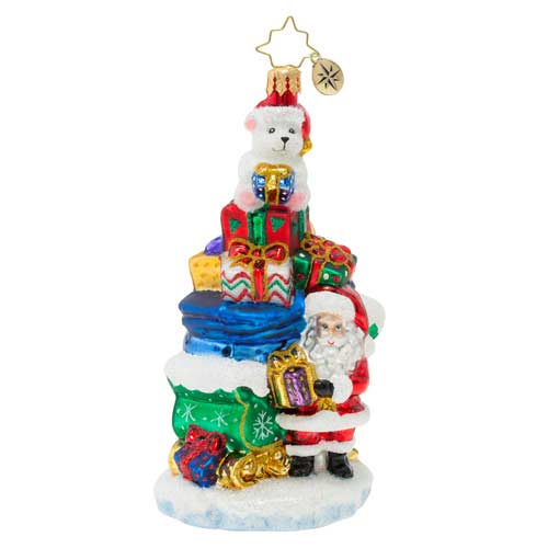 Christopher Radko Surprise at the Top Christmas Ornament
