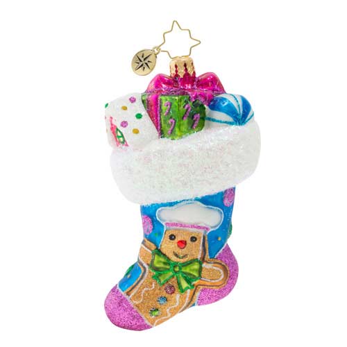 Christopher Radko Something Sweet Stocking Christmas Ornament