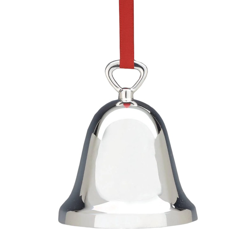 Reed & Barton Ringing in the Season Classic Silverplate Bell Ornament