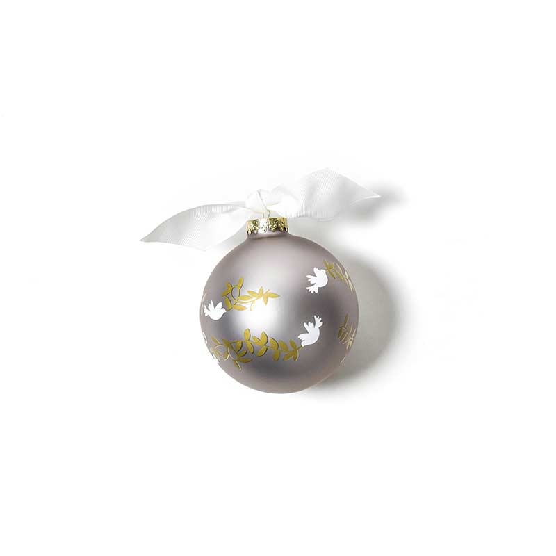Coton Colors Peace on Earth Glass Ornament