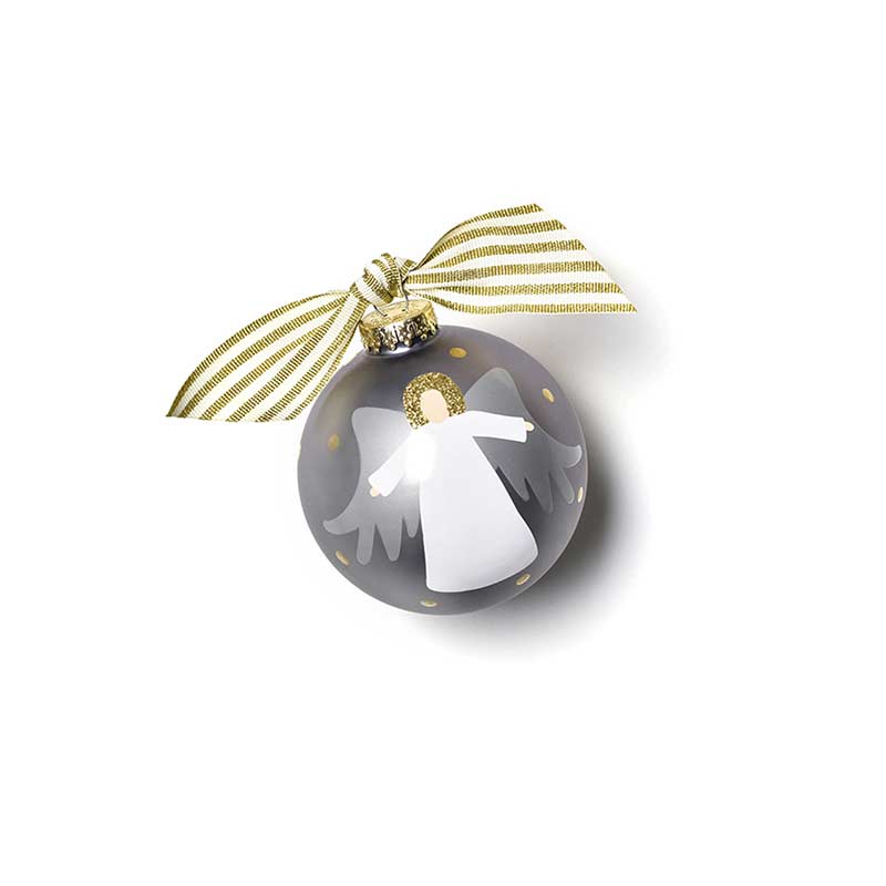 Coton Colors Forever in Our Hearts Angel Glass Ornament