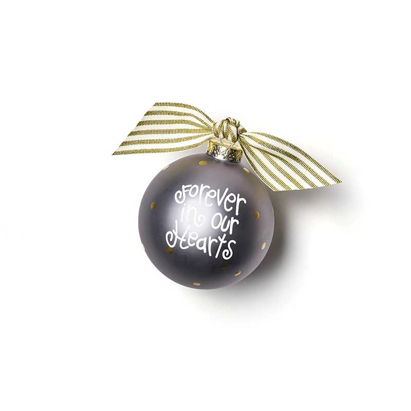 Coton Colors Forever in Our Hearts Angel Glass Ornament