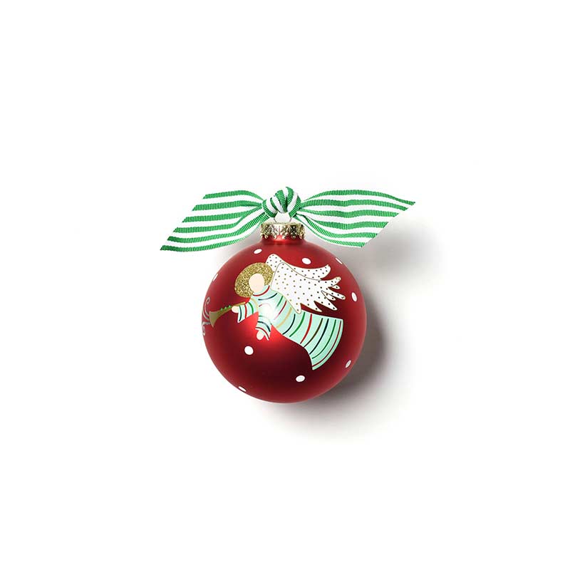 Coton Colors Hark the Herald Angels Sing Glass Ornament