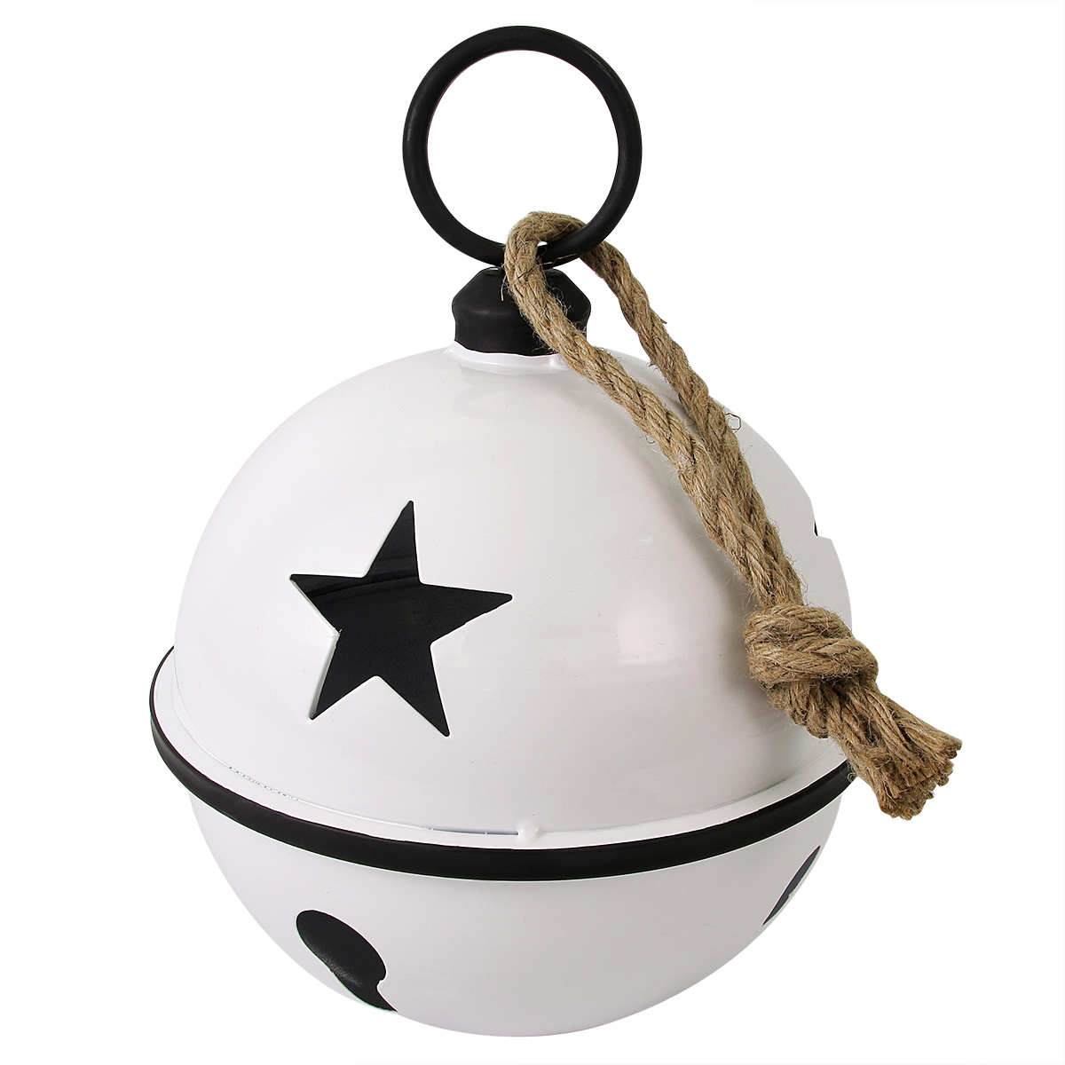 Deck The Halls Y'all White Jingle Bell, Large ORN1037 Borsheims