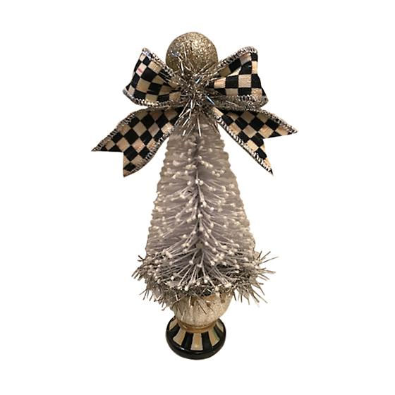 MacKenzie-Childs Snowfall Bottle Brush Tree, Small