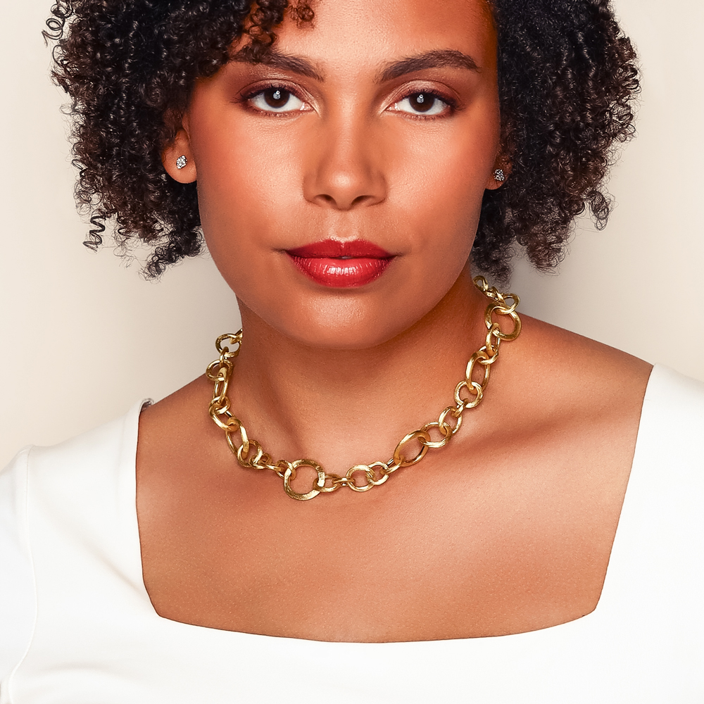 Marco Bicego Jaipur 18K Gold Small Gauge Necklace