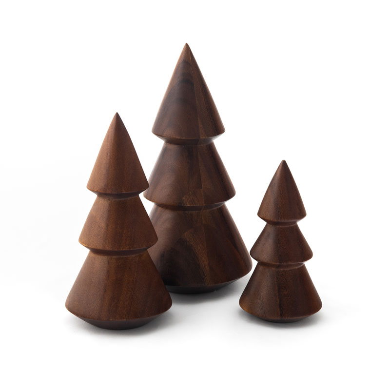 Nambe Wooden Tree Trio