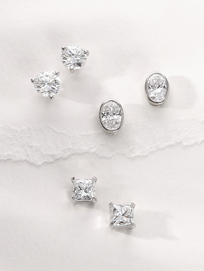 Diamond Stud Earrings
