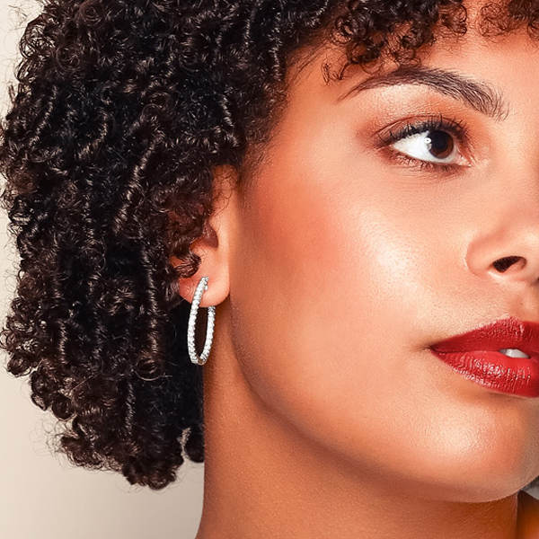Shop White Gold Earrings