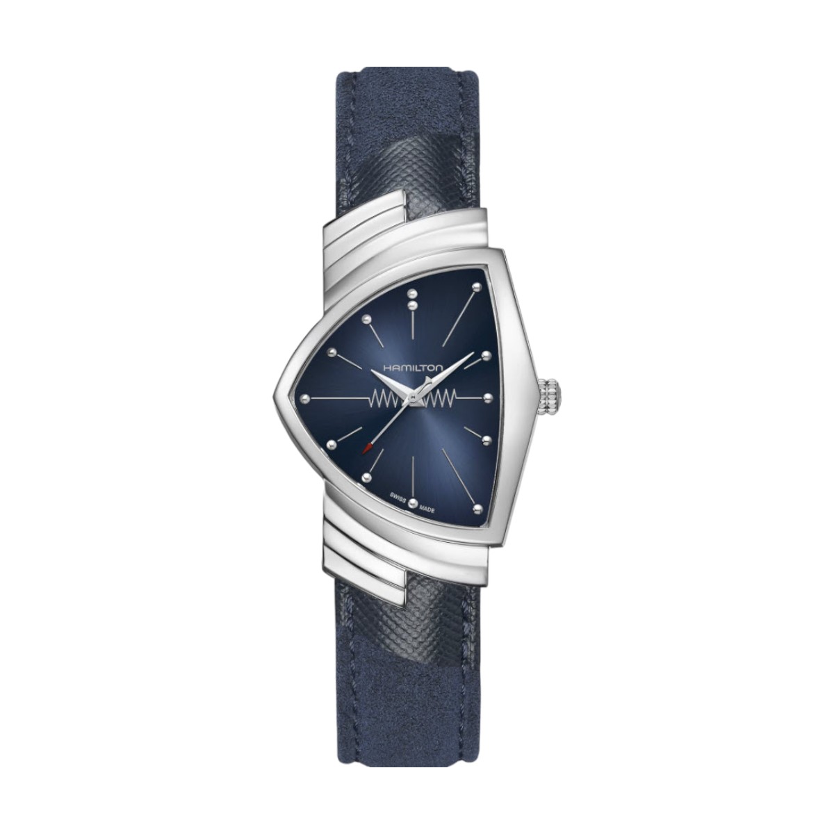時計 HAMILTON AMERICAN CLASSIC VENTURA Hamilton Ventura Quartz 32.3mm x 50.3mm Watch, Blue Dial