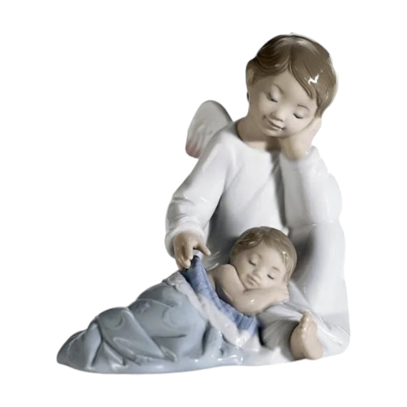 Lladro My Guardian Angel, Blue
