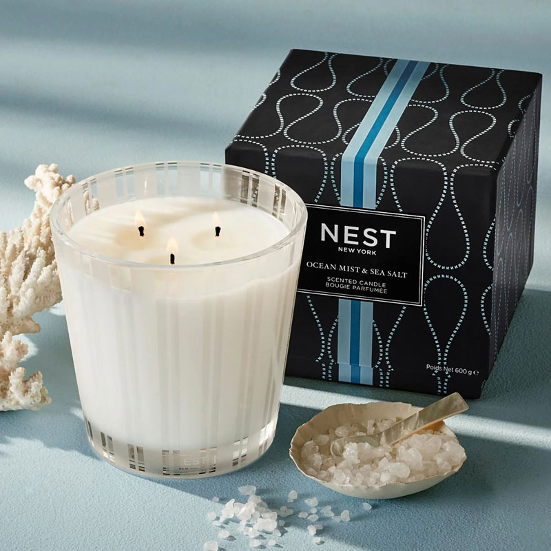 NEST New York Ocean Mist & Sea Salt 3-Wick Candle