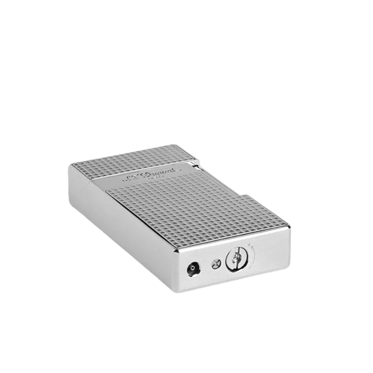 S.T. Dupont Big D Lighter, Chrome and Diamond Head