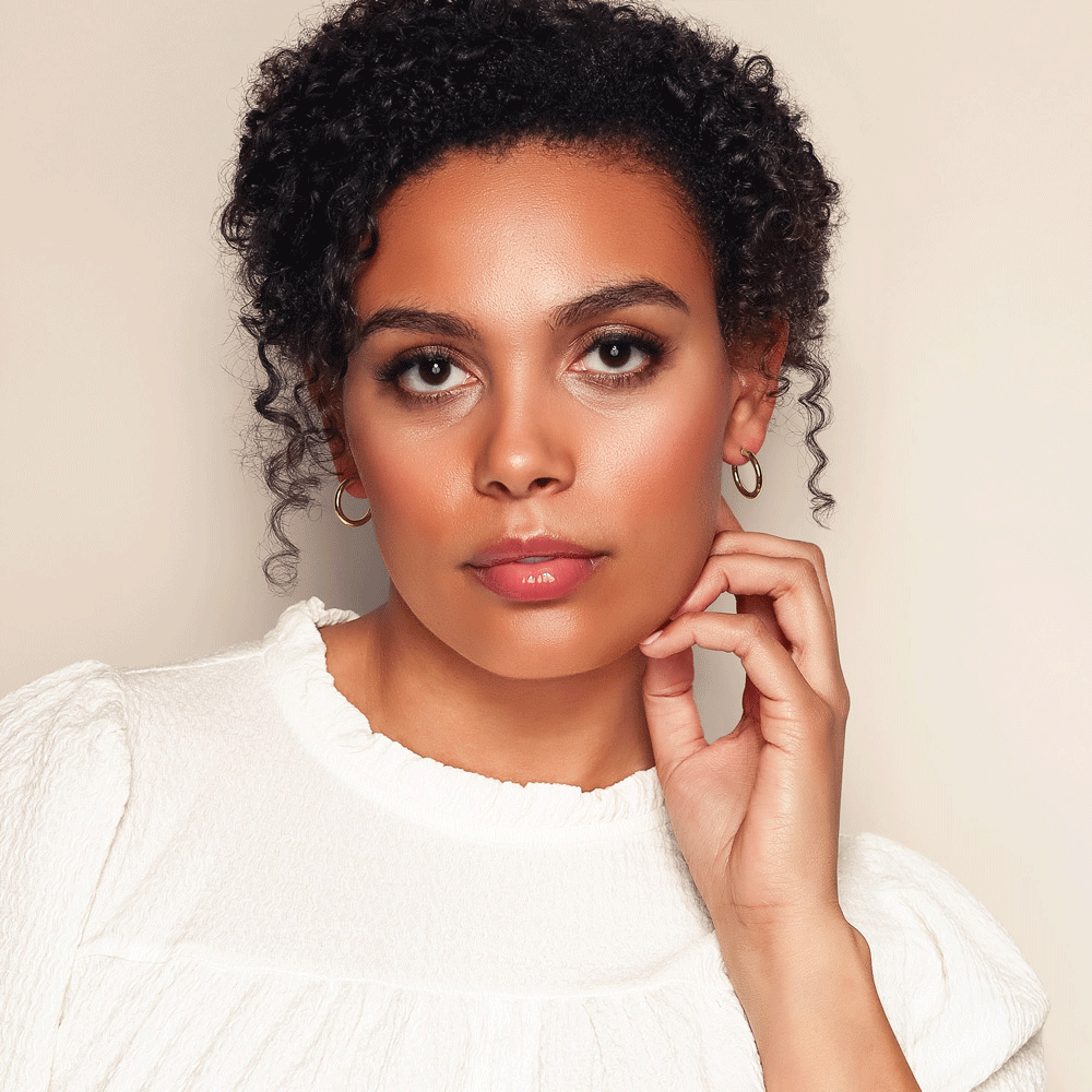 Yellow Gold Tube Hoop Earrings, 2.5 x 20 mm