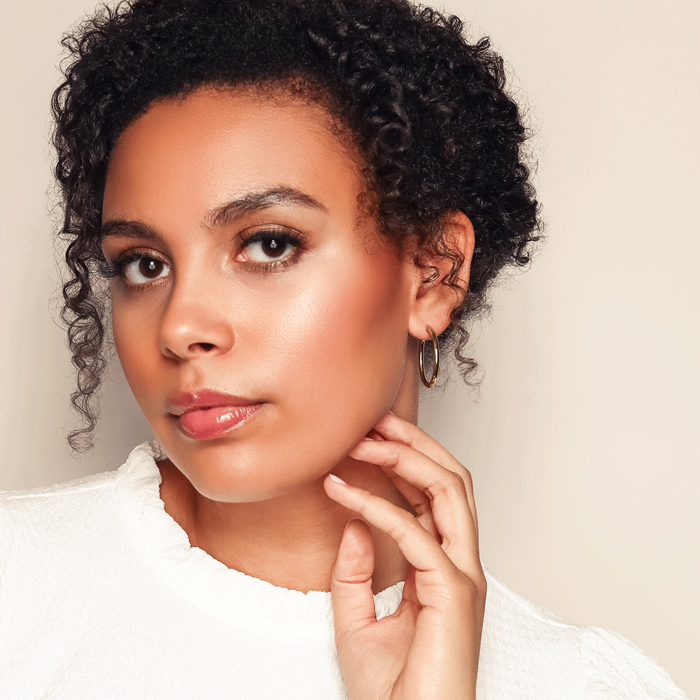 Yellow Gold Tube Hoop Earrings, 2.5 x 30 mm