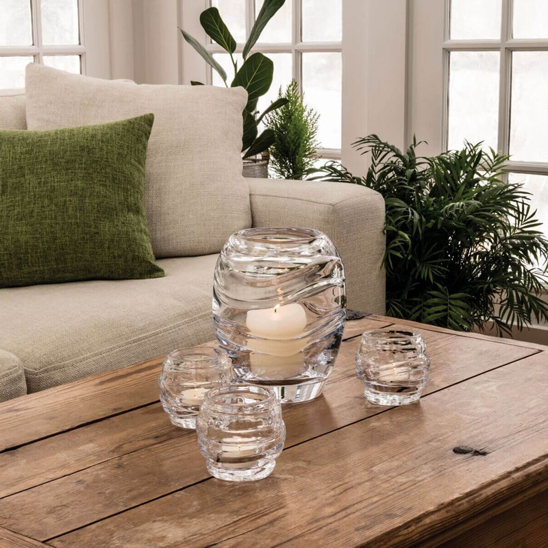 Simon Pearce Waterbury Tealight Candle Votive