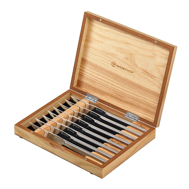 Wusthof Stainless Steel Mignon Steak Knives, Set of 8