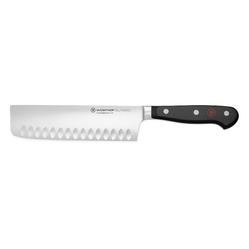 Wusthof Classic Hollow Edge Nakiri Knife, 7