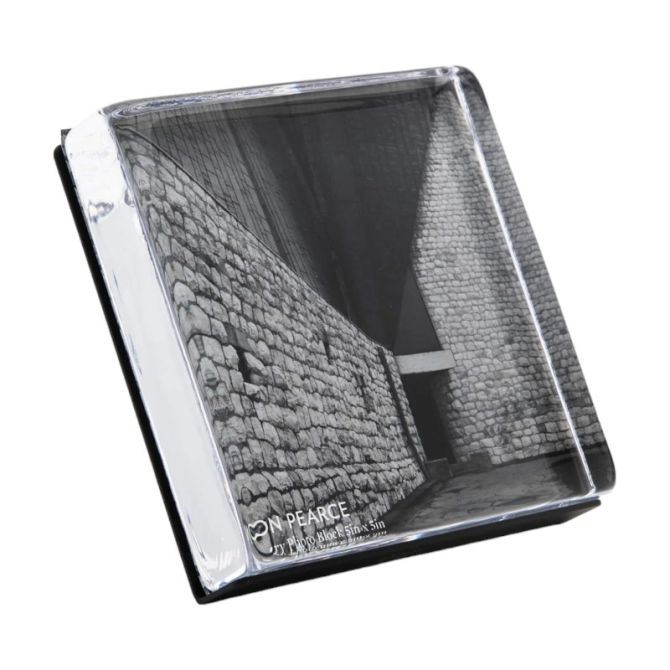 Simon Pearce Woodbury Square Photo Block, 5"