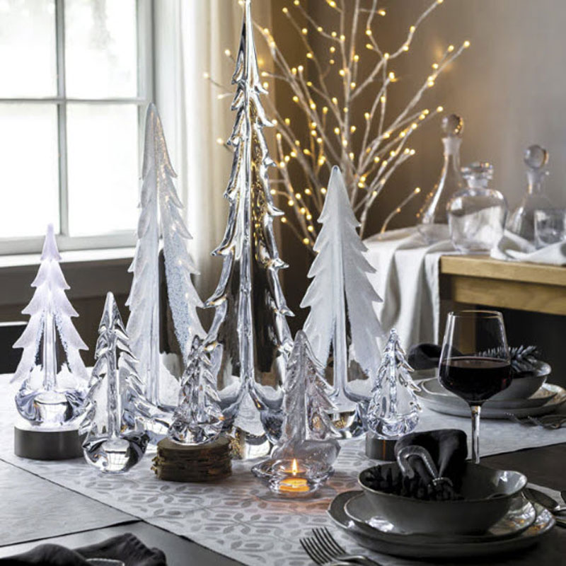Simon Pearce Snowy Branches Evergreen, 16