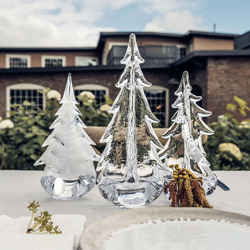 Simon Pearce Crackle Evergreen Tree, 8