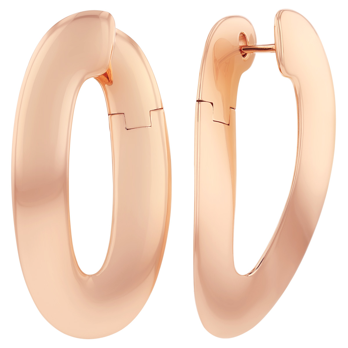 Vhernier Olimpia Yellow Gold Hoop Earrings