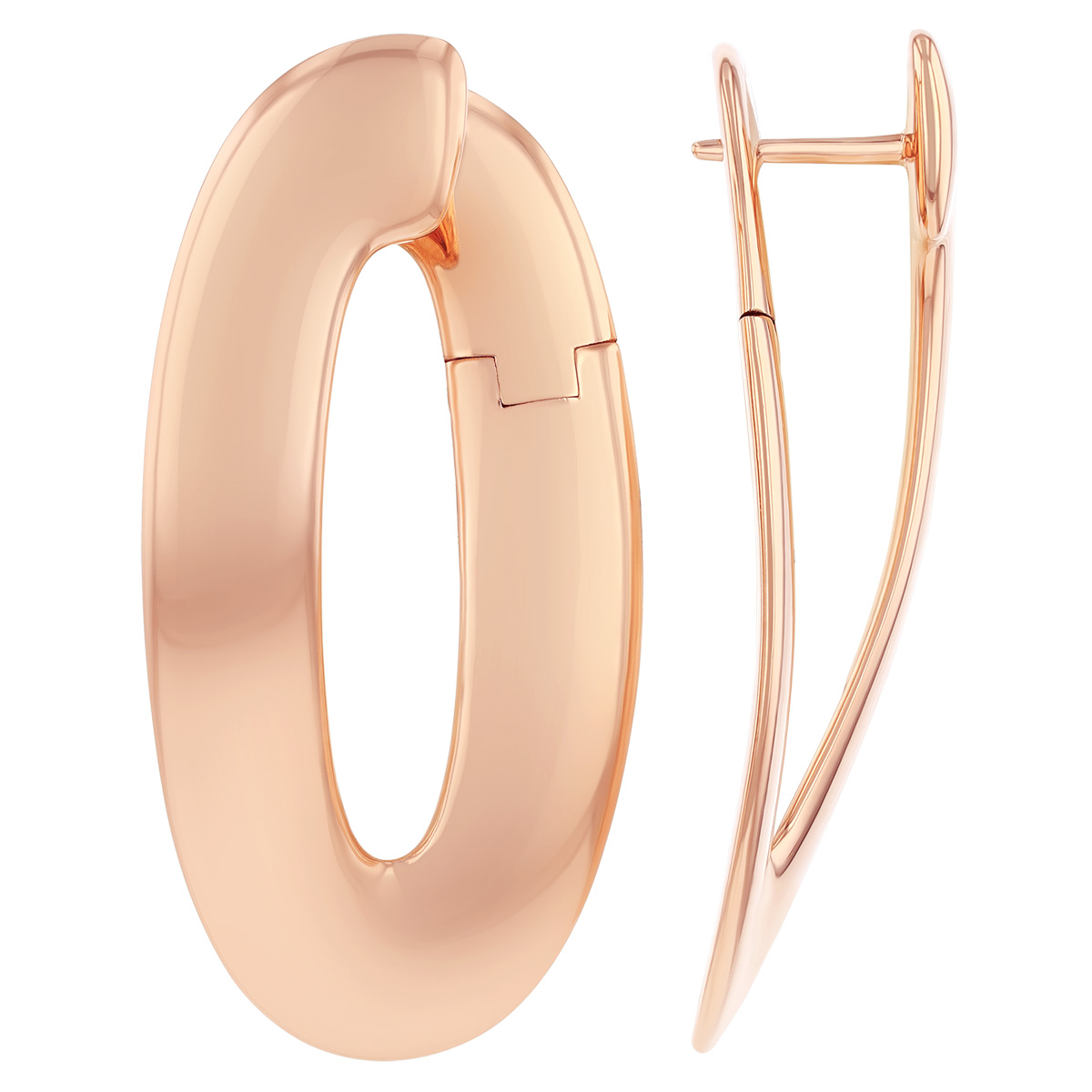Vhernier Olimpia Yellow Gold Hoop Earrings