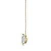 Clarity Diamond Signature Lab-Grown Pear Shaped Diamond Solitaire Pendant in Yellow Gold, 1.58 ct