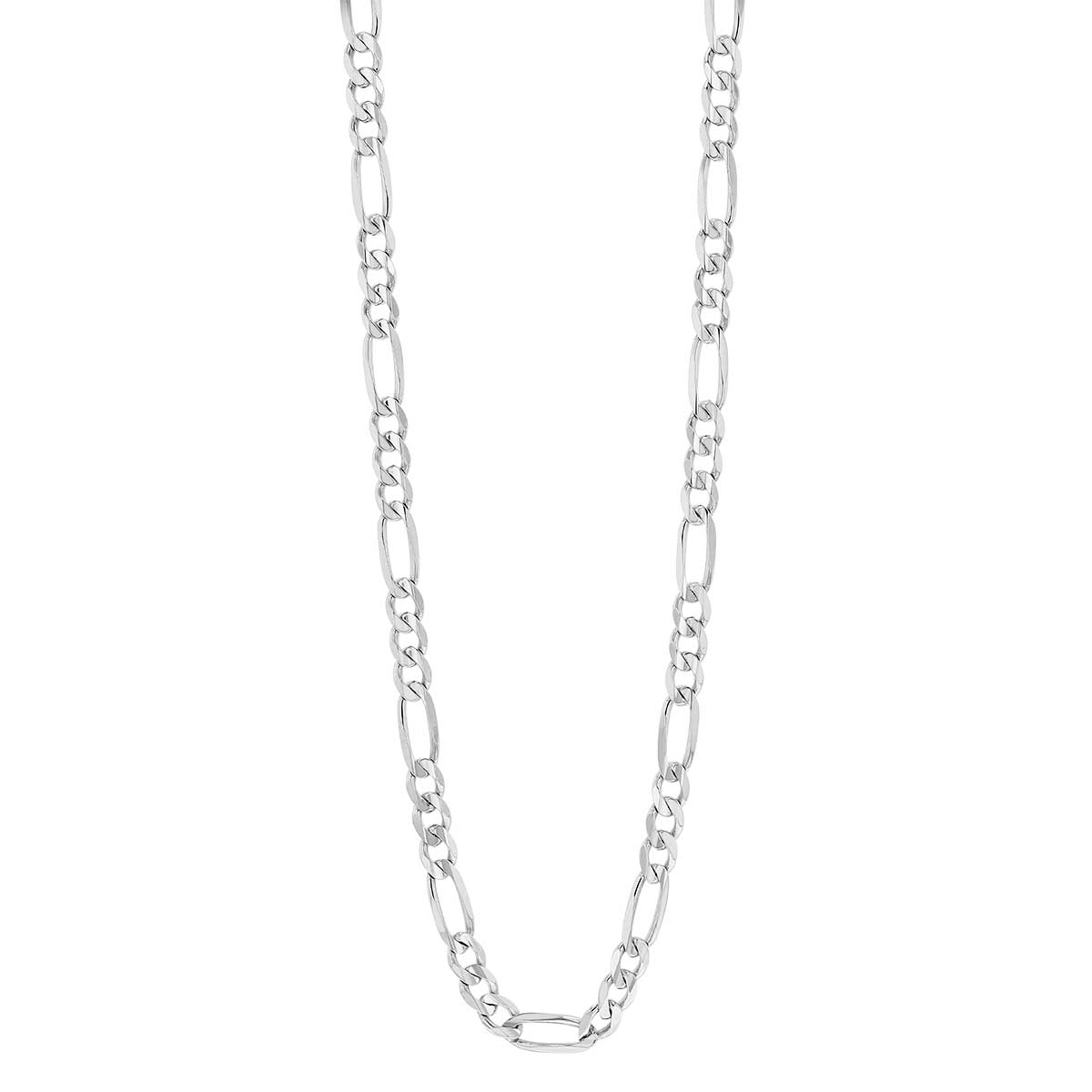 Sterling Silver 4.75mm Figaro Chain, 22
