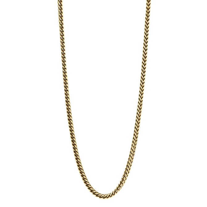 Yellow Gold 1.9mm Franco Chain, 22"
