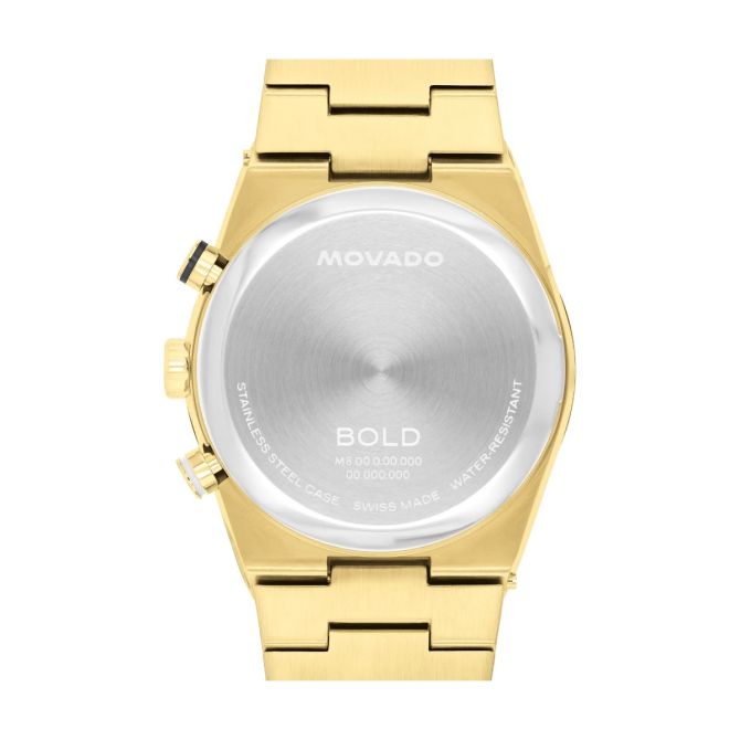 Movado Bold Quest Chronograph 42mm Men's Watch, Black Dial