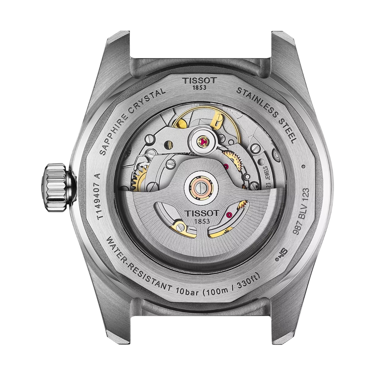 Tissot PR516 Powermatic 80 38mm Men's Watch, Blue Dial