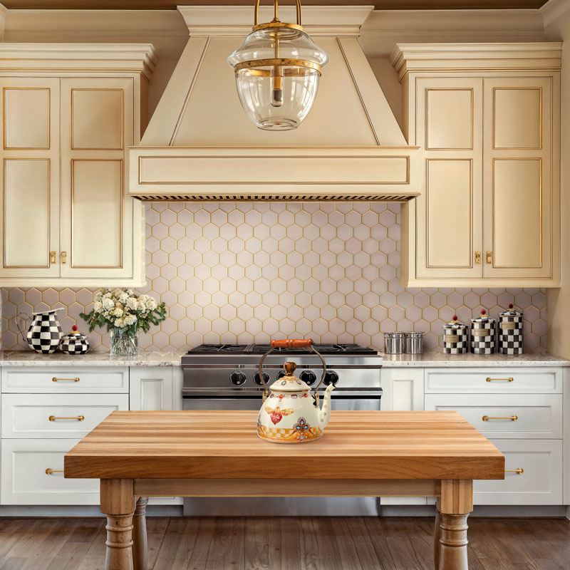 MacKenzie-Childs Queen Bee Tea Kettle, 2QT