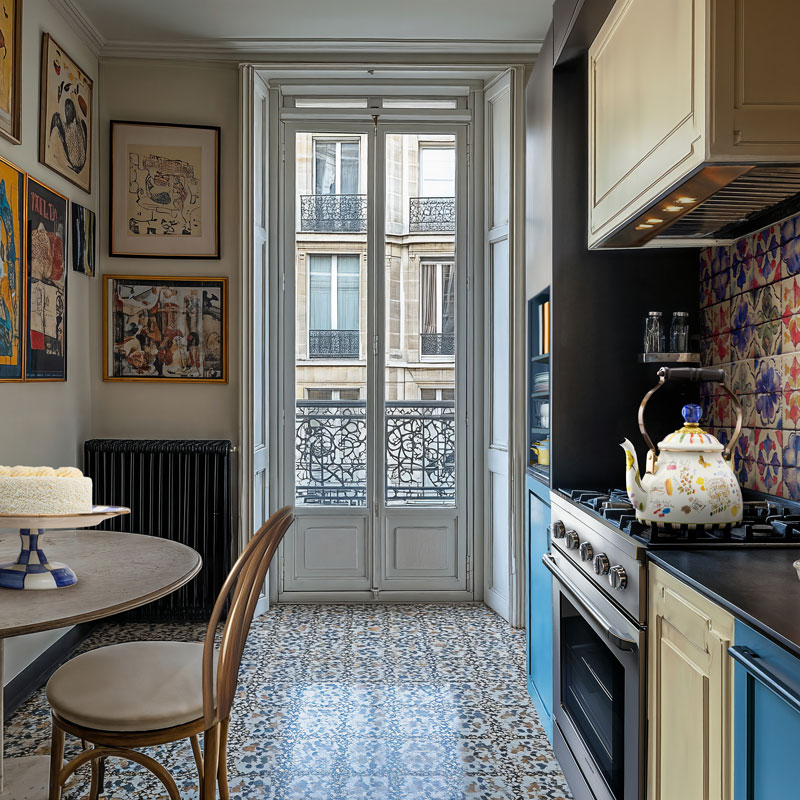 MacKenzie-Childs Sketchbook Tea Kettle, 2QT