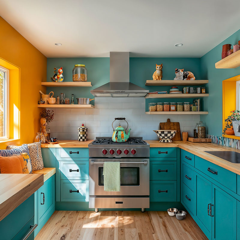 MacKenzie-Childs Cat Lady Tea Kettle, 2QT