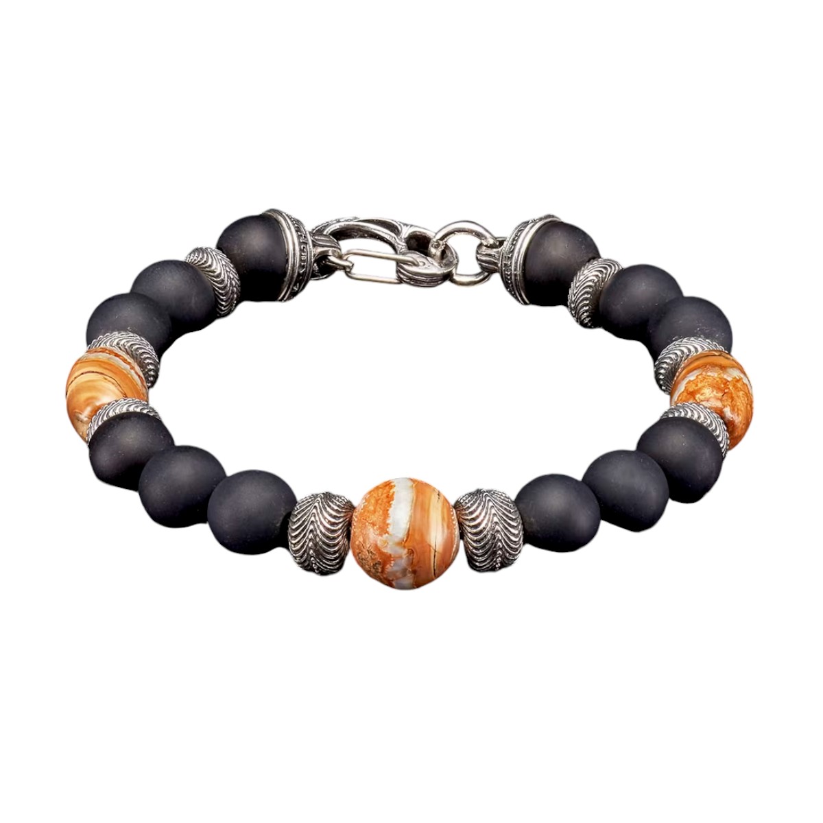 William Henry Ice Age Beaded Bracelet, Large