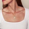 Roberto Coin Venetian Princess Pirouette Diamond & Red Agate Pendant in  Yellow Gold, 17"