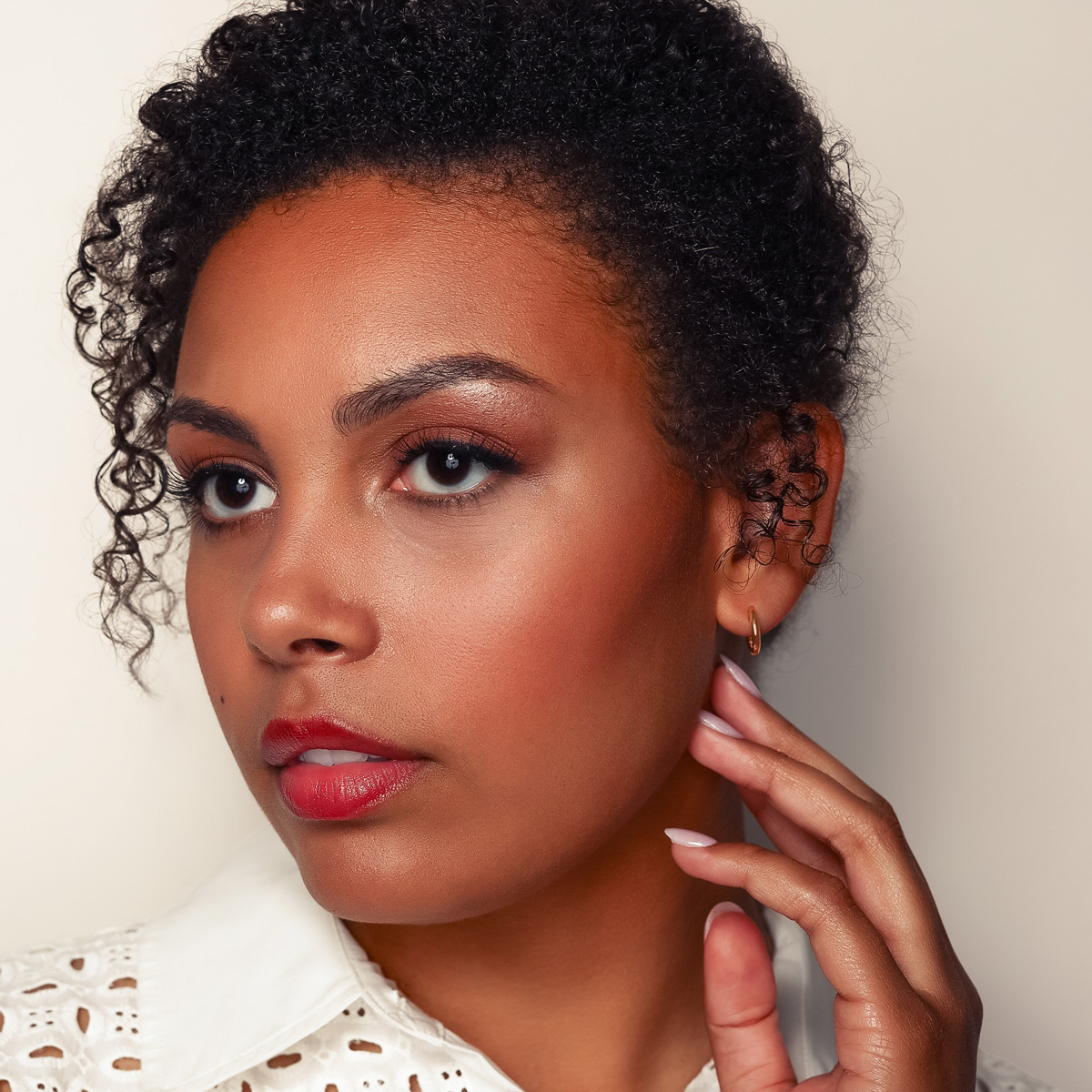 Rose Gold Petite Hoop Earrings