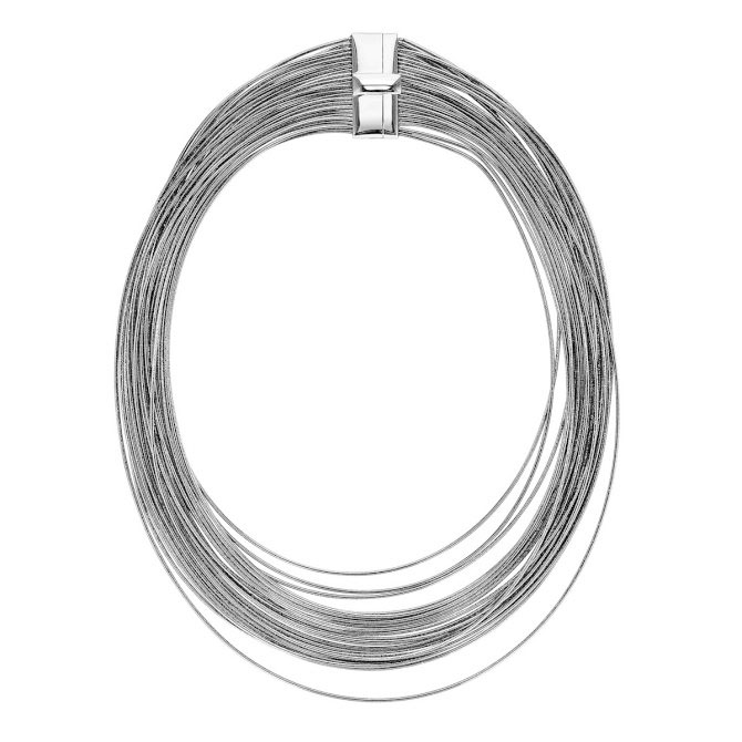 Pesavento DNA Spring Sterling Silver Multi-Strand Necklace