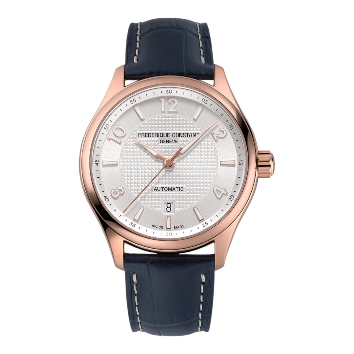Frederique Constant Classics Runabout Automatic 42mm Men's Watch, Silver Dial