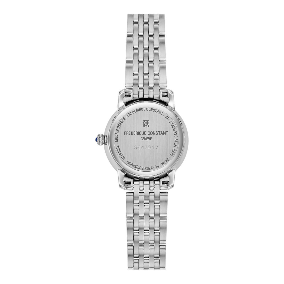 Frederique Constant Classics Slimline 30mm Women's Watch, Silver Dial