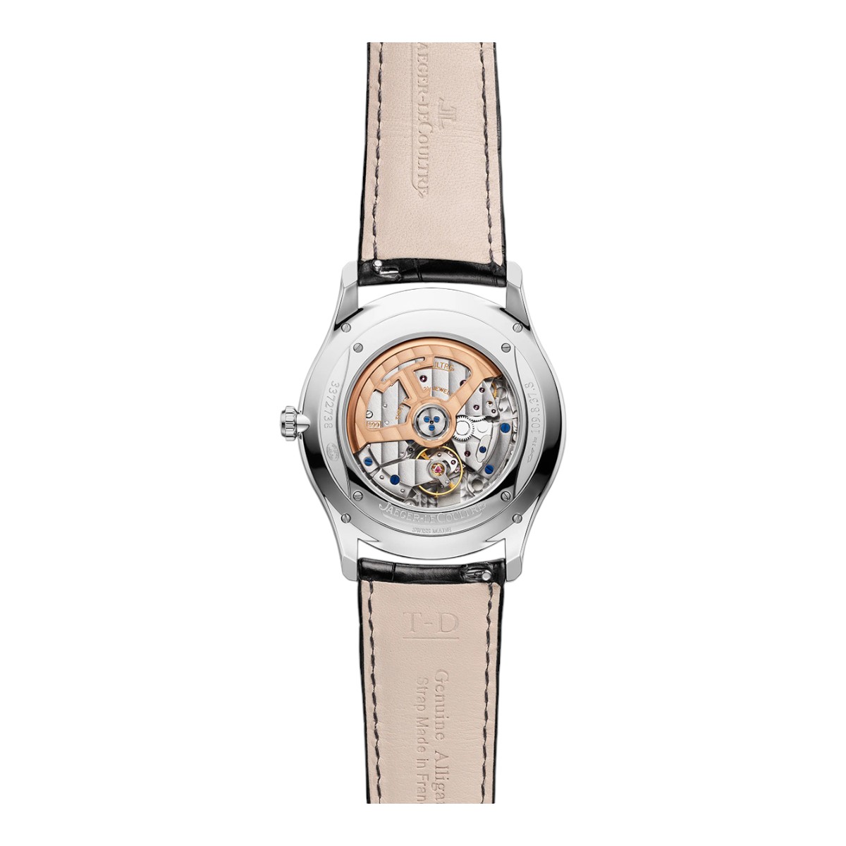 Jaeger-LeCoultre Master Ultra Thin Date 39mm Men's Watch, Blue Grey Dial