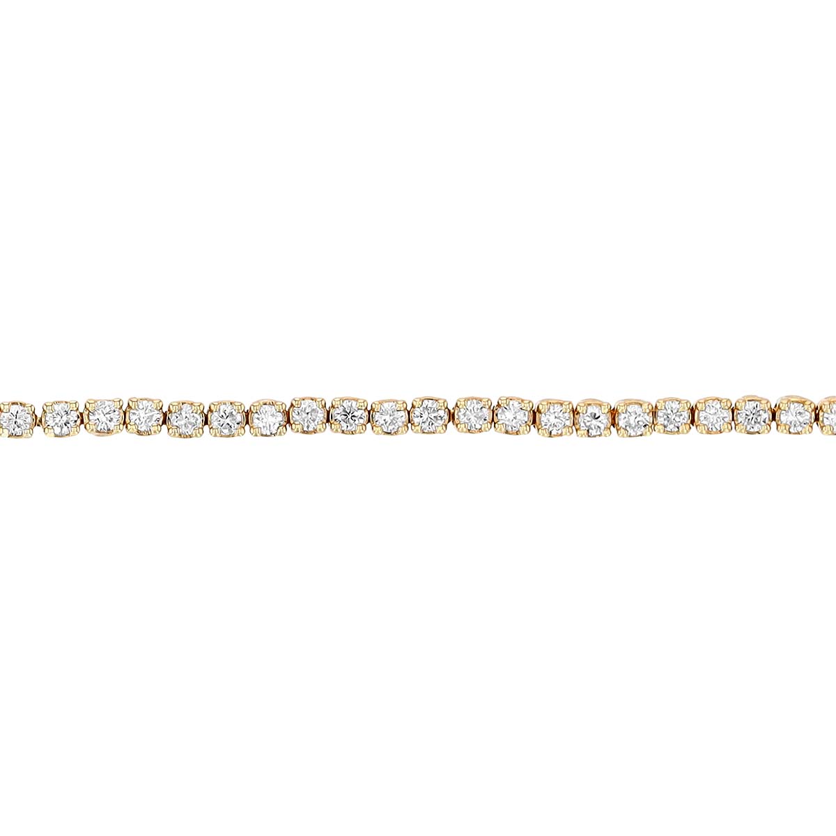 Borsheims Signature Collection Diamond Tennis Bracelet in Yellow Gold, 1.00 cttw