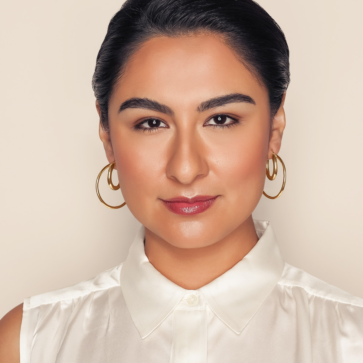 Roberto Coin Yellow Gold Double Hoop Earrings