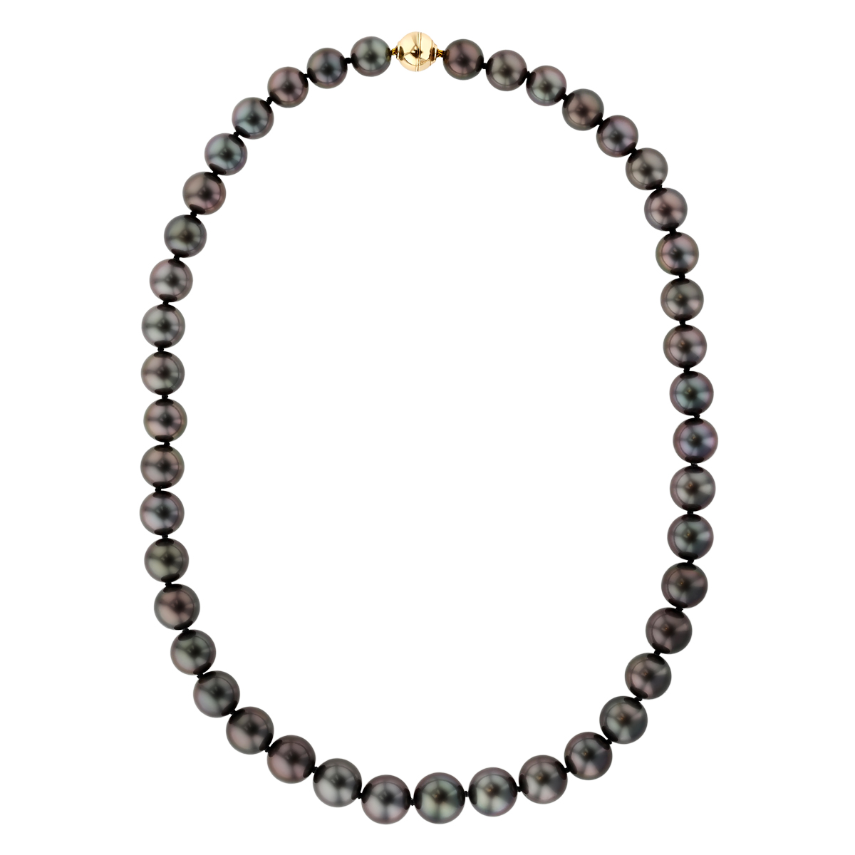 TARA Pearls Tahitian South Sea Cultured Pearl Strand Necklace in Yellow Gold, 18